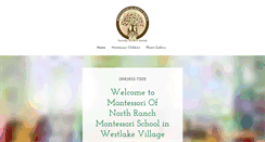 Desktop Screenshot of montessoriofnorthranch.com